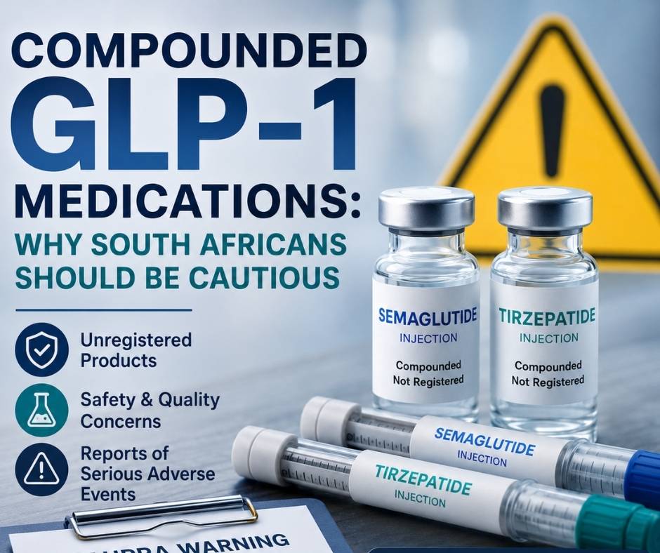 Compounded GLP-1 Medications (e.g. Semaglutide and Tirzepatide): Why South Africans Should Be Cautious